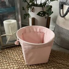 Bolso de mano de almacenamiento con cubo de lona mediana Pottery Barn para niños rosa segunda mano  Embacar hacia Argentina