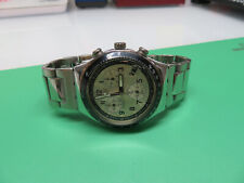 Usado, Relógio de pulso masculino swatch ironia cronógrafo feito na Suíça 1999 taquímetro aço 4j comprar usado  Enviando para Brazil