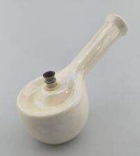 Vintage 1970s Pearlescent Ceramic Bubbler Water Pipe Hookah Hippie Woodstock, used for sale  Shipping to South Africa