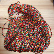 BD185 Étnico Tibetano 5 hilos de algodón de seda colorida Colgantes de cadena Nudos de hebra segunda mano  Embacar hacia Argentina