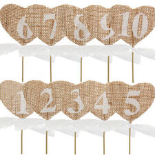 Hessian table numbers for sale  Shipping to Ireland