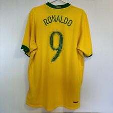 Camiseta de futebol vintage Brasil RONALDO R9 2006 Copa do Mundo casa AUTÊNTICA rara, usado comprar usado  Enviando para Brazil