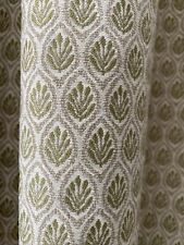 Brocade curtains green for sale  Shipping to Ireland