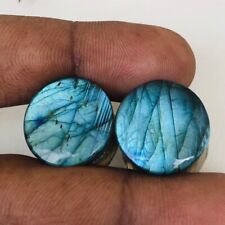 Naga Body Jewelry Natural Labradorite Crystal Ear Plugs Gauges 8g (3mm) to 54mm, used for sale  Shipping to South Africa