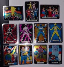 Conjunto (11) 1993 Mighty Morphin Power Rangers Vintage Saban Vending Foil Adesivos comprar usado  Enviando para Brazil