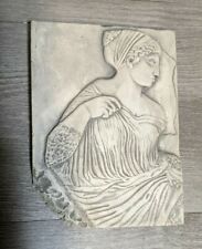 Small 4.5" x 6" Greek Roman Woman Wall Plaque Art Home Decor Figurine Artemis for sale  Shipping to South Africa