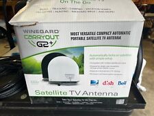 Antena de TV por satélite portátil automática Winegard Carryout G2 blanca GM2000 segunda mano  Embacar hacia Argentina