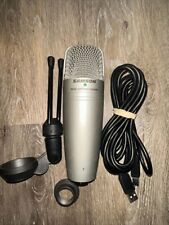 Condensador de estudio micrófono USB Samson C01U con soporte y cable segunda mano  Embacar hacia Argentina
