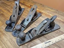 Antique STANLEY BAILEY #5 Plane Lot ☆ Woodworking Carpenters Shop Tools ☆USA for sale  Shipping to South Africa