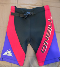 O'Neill wetsuit shorts Men's Large Black/Red/Blue for sale  Shipping to South Africa