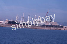 2 slides de fotos originais Cape Bover navio de carga em doca seca, Richmond, CA 1989 comprar usado  Enviando para Brazil