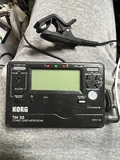 KORG TM-50 COMBO TUNER METRÔNOMO - USADO PRETO - Treinamento de tom e ritmo comprar usado  Enviando para Brazil