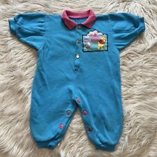 Vintage 90s Disney Winnie The Pooh Sweatsuit Jumper One Piece Baby 12-18 Months for sale  Shipping to South Africa