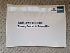 Suzuki service history for sale  MAGHERAFELT