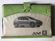 Manual de instruções Peugeot 206 carteira e serviço de manutenção livro de registro comprar usado  Enviando para Brazil
