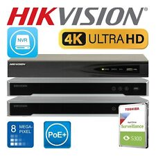 Sistema HIKVISION 8MP IP NVR 4/8/16CH 4K NVR CCTV POE gravador de vídeo HDD segurança comprar usado  Enviando para Brazil