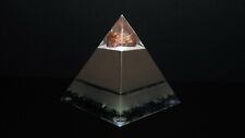 Arte em resina turmalina preta shungite pirâmide de orgonita. comprar usado  Enviando para Brazil