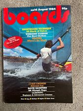 Vintage ‘Boards’ Windsurfing Magazine August 1984 No.16 for sale  Shipping to South Africa