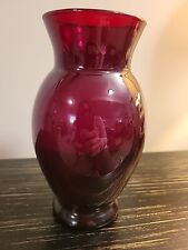 Vintage red vase for sale  Rosemount