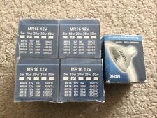 5 X 10W MR16 12v HALOGEN BULBS LIGHT Dimmable Bulb 2000H - NEW Longlife Lamp Com for sale  Shipping to South Africa