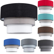 Fabric Ceiling Pendant Light Shade Lampshade Tiered Bedroom Living Room Lamp LED for sale  Shipping to South Africa