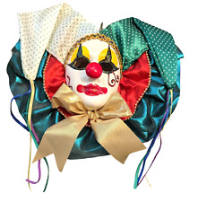 Clown face mardi for sale  Shipping to Ireland