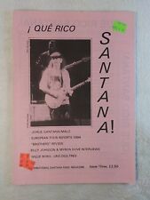 ¡ Qué Rico Santana! Revista edição 3 1995 Jorge Santana Malo RARO  comprar usado  Enviando para Brazil