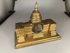 Reloj vintage muy raro recuerdo de metal del Capitolio de EE. UU. 1924 segunda mano  Embacar hacia Argentina