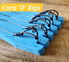 5 or 10 'D RIG' Pop up/Wafter Carp Aligner Rigs on Rig Board Multiple Options!! for sale  Shipping to South Africa