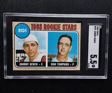 Used, 1968 TOPPS JOHNNY BENCH ROOKIE CARD #247  *CENTERED* *LOOKS NICER* SGC 5.5 EX+ for sale  Shipping to South Africa