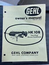 Unsealed gehl 108 for sale  East Rochester