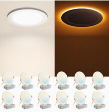 Amico 12 Pack 6 Inch 5CCT LED Recessed Ceiling Light with Night Light, 12W=110W for sale  Shipping to South Africa