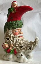 Ceramic crescent santa for sale  Los Angeles