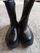 Womens black boots for sale  CONWY