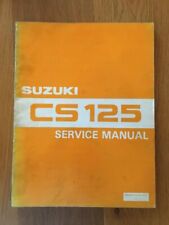 Suzuki cs125 workshop for sale  BRIDGWATER