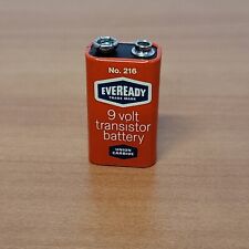 Vintage Vermelho Eveready 9 Volts Bateria Morta Estoque Antigo para Colecionadores #216 comprar usado  Enviando para Brazil