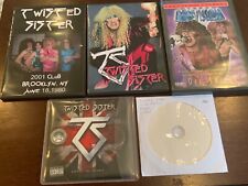 Lote de 6 CD/DVD Twisted Sister Dee Snider vídeos de música ao vivo 1980-1984 Astoria Promo, usado comprar usado  Enviando para Brazil