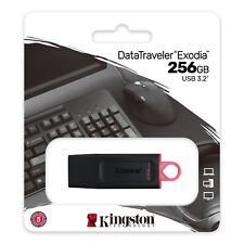 La última memoria USB Kingston 32 GB - 256 GB DataTraveler Exodia 3.2 FlashDrive segunda mano  Embacar hacia Argentina
