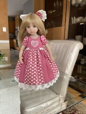 Pink hearts dress for sale  Shipping to Canada