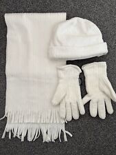 Cream hat scarf for sale  PORTSMOUTH