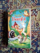 Bambi vhs video for sale  CANNOCK
