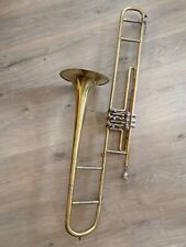 Pedal de válvula trombone rotativo tenor instrumento musical URSS trombono soviético vintage, usado comprar usado  Enviando para Brazil