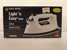 Usado, Vintage Black & Decker Iron Light n' Easy 1986 F392WHD Branco Novo Na Caixa comprar usado  Enviando para Brazil