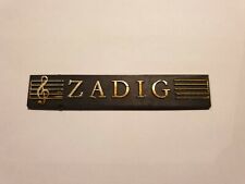 Logo zadig enceintes d'occasion  Sarcelles