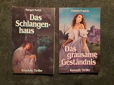 2x Romantic Thriller Taschenbuch • Das Schlangenhaus + Das grausame Geständnis na sprzedaż  Wysyłka do Poland