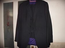 Black pinstripe suit for sale  ACCRINGTON