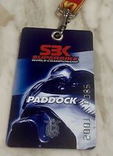 🇦🇺Troy Bayliss 1º 🏆Título WSBK - 2001 World Superbike Season Pass/Ticket comprar usado  Enviando para Brazil