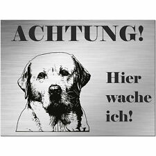 Labrador schild bedruckt gebraucht kaufen  Deutschland