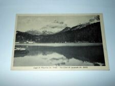 Cartolina Lago di Misurina - Tre Cime di Lavaredo 1940 ca. usato  Vimodrone