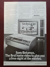 Sony betamax home for sale  SLEAFORD